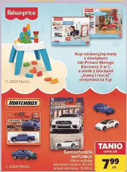 Carrefour Samochodzik Matchbox oferta
