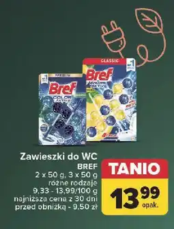 Carrefour Zawieszka do wc eukaliptus Bref Color Aktiv (Wcześniej Blue Active) oferta