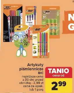 Carrefour Cienkopisy mix kolorów Bic Intensity Fine oferta