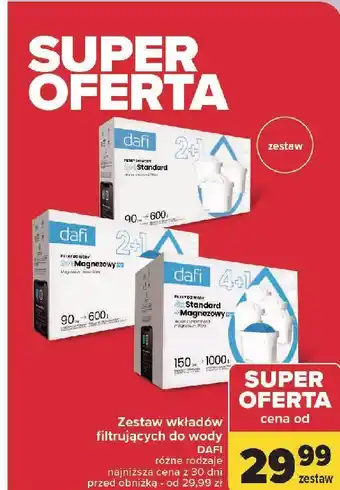 Carrefour Filtr unimax standard Dafi oferta