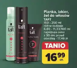 Carrefour Pianka do włosów ultra strong Taft Volume oferta