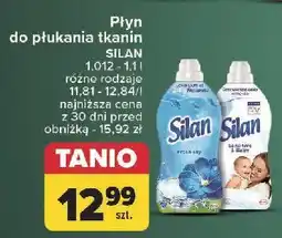 Carrefour Płyn do płukania fresh sky Silan Classic oferta