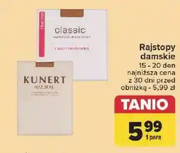 Carrefour Rajstopy damskie 20 den kunert oferta