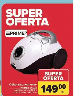 Carrefour Odkurzacz workowy svc21 Prime3 oferta