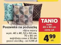 Carrefour Poszewka na poduszke 70 x 80 cm oferta