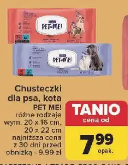 Carrefour Chusteczki dla zwierząt Septona Pet Me! oferta