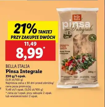 Lidl Pinsa integrate BELLA ITALIA oferta