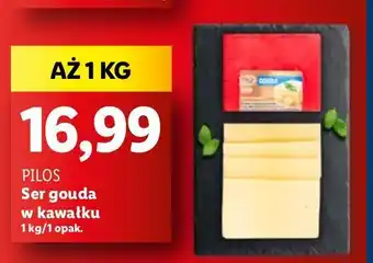 Lidl Ser gouda w kawałku Pilos oferta