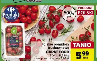 Carrefour Pomidory truskawkowe Carrefour targ świeżości oferta