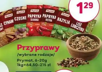 Bliski Przyprawy Prymat oferta