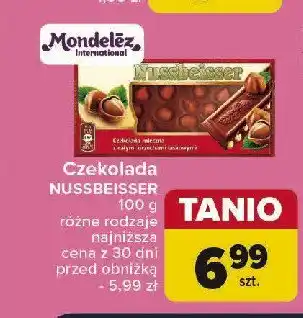 Carrefour Market Czekolada mleczna z całymi orzechami Alpen gold nussbeisser oferta