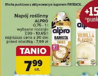 Carrefour Market Napój owies barista Alpro oferta