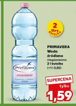 Kaufland Woda źródlana Primavera oferta