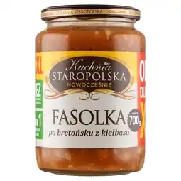 Kaufland Kuchnia Staropolska Fasolka po bretońsku z kiełbasą 700 g oferta