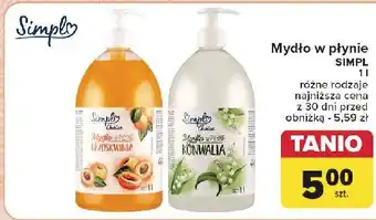 Carrefour Mydło konwalia Simpl oferta