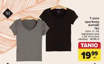 Carrefour T-shirt sportowy damski Tex oferta