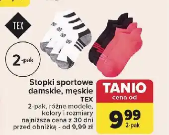 Carrefour Stopki damskie Tex oferta