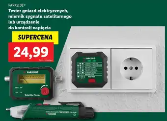 Lidl PARKSIDE Tester gniazd elektrycznych miernik sygnału satelitarnego lub urządzenie do kontroli napięcia oferta
