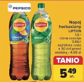 Carrefour Napój herbaciany LIPTON oferta
