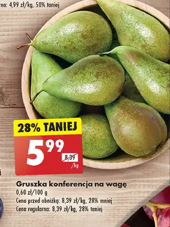 Biedronka Gruszki konferencja oferta