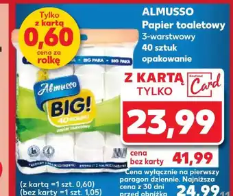 Kaufland Papier toaletowy Almusso oferta