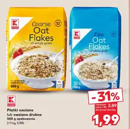 Kaufland Płatki owsiane K-Classic oferta
