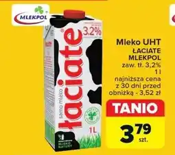 Carrefour Łaciate Mleko UHT 3,2 % 1 l oferta