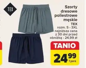 Carrefour Szorty męskie TEX oferta