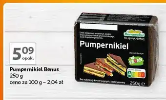 Auchan Chleb pumpernikiel Mestemacher oferta