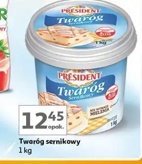 Auchan Twaróg sernikowy President oferta
