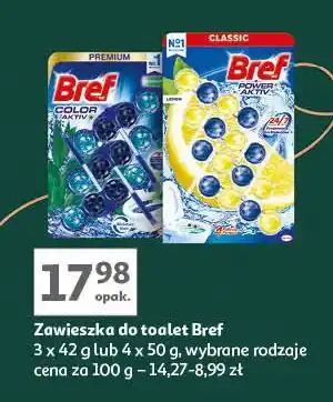 Auchan Kostka do wc 4 function lemon Bref Power Aktiv oferta