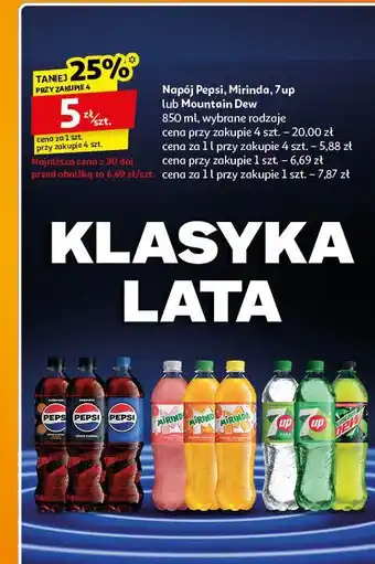 Auchan Napój Mountain Dew oferta