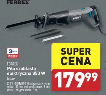 ALDI FERREX Piła szablasta elektryczna 850 W oferta