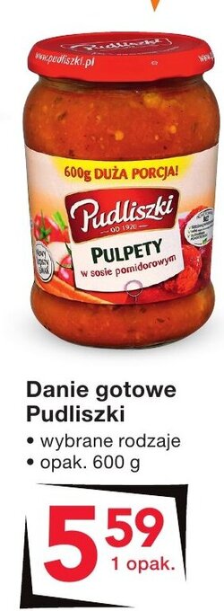 Odido Danie gotowe Pudliszki 600g oferta