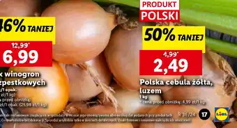 Lidl Polska cebula żółta oferta