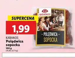 Lidl Polędwica sopocka Kabanos oferta