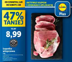 Lidl Łopatka wieprzowa bez kości Rzeźnik Codzienna Dostawa oferta