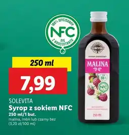 Lidl Syrop czarny bez Solevita oferta