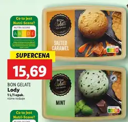 Lidl Lody słony karmel Bon Gelati oferta