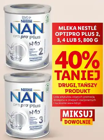 Lidl Mleko 4 Nestle Nan Optipro Plus Hm-O oferta