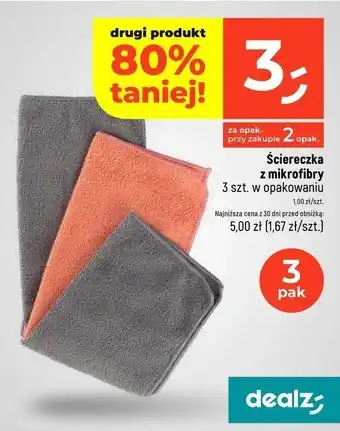 Dealz Ściereczki z mikrofibry oferta