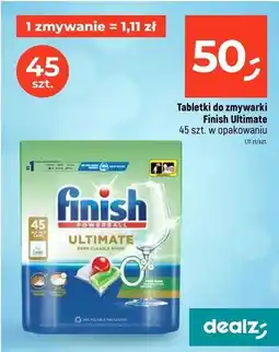 Dealz Tabletki do zmywarki lemon Finish Powerball Ultimate oferta