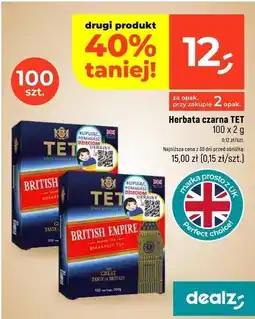 Dealz Herbata Tet British Empire oferta