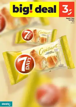 Dealz Croissant z nadzieniem o smaku spumante 7 Days oferta