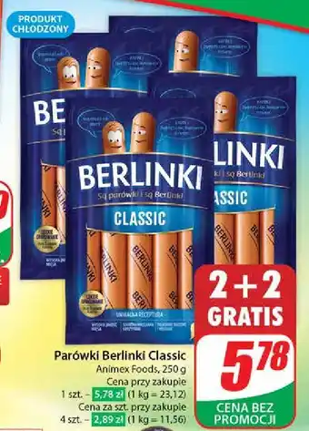 Dino Parówki classic Morliny Berlinki oferta