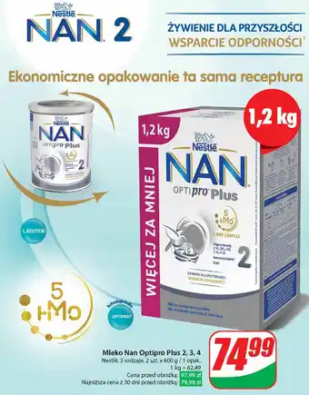 Dino Mleko 3 Nestle Nan Optipro Plus oferta