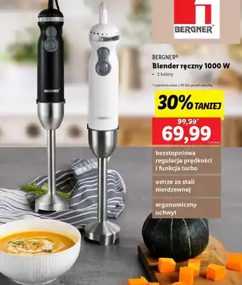 Lidl Blender ręczny 1000 W Bergoner oferta