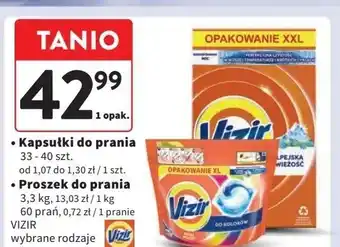 Intermarche Kapsułki do prania kolorów Vizir All In One Pods oferta