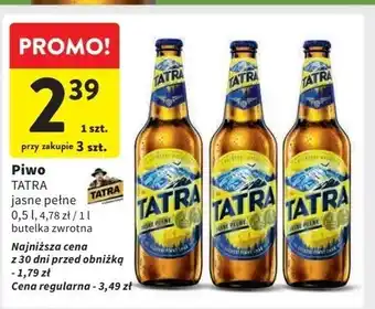 Intermarche Piwo Tatra Jasne Pełne oferta