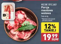 ALDI Porcja rosołowa wołowa oferta